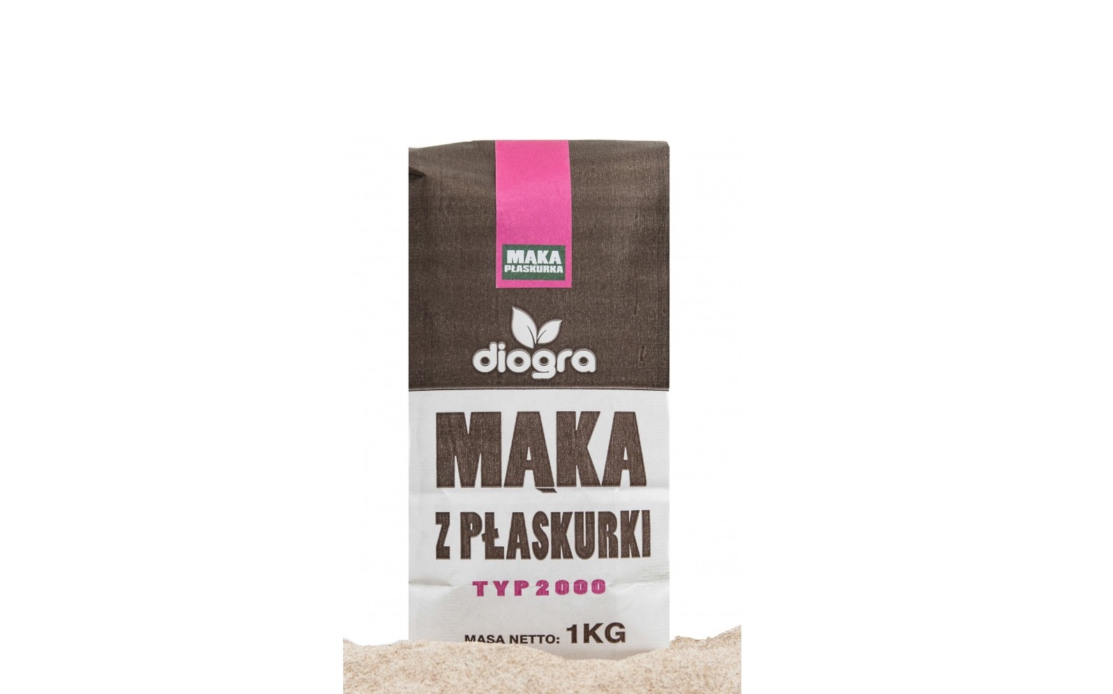Mąka z płaskurki typ 2000 1kg Diogra