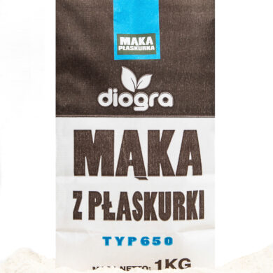 Mąka z płaskurki typ 650 1kg Diogra
